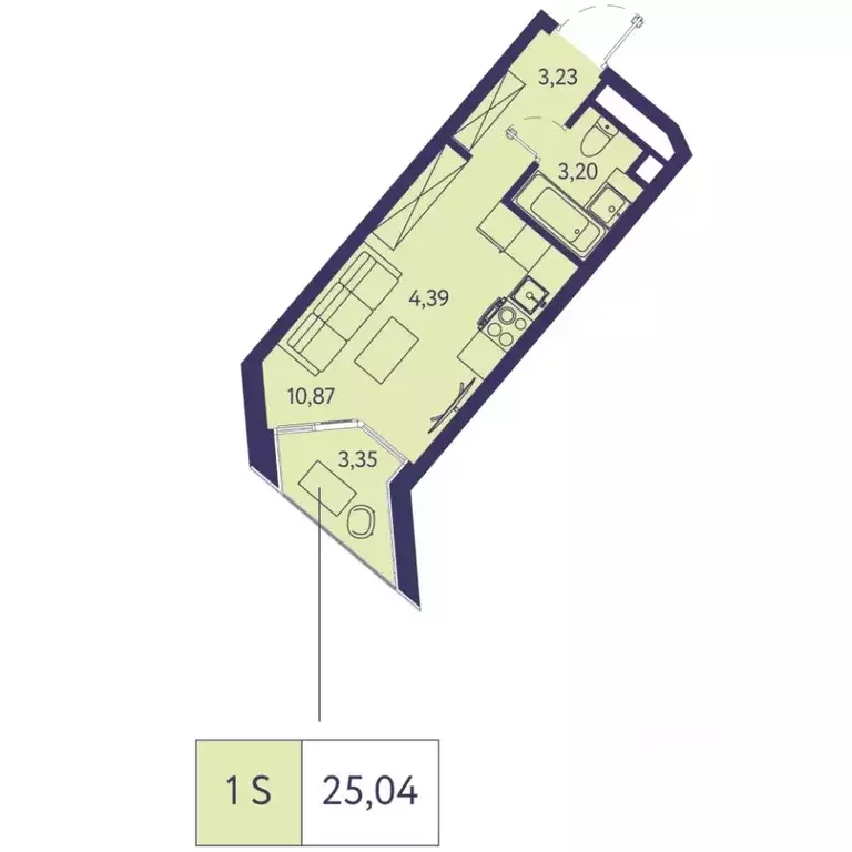 Студия Крым, Ялта муниципальный округ, Виноградное пгт Новая Ливадия ... - Фото 1