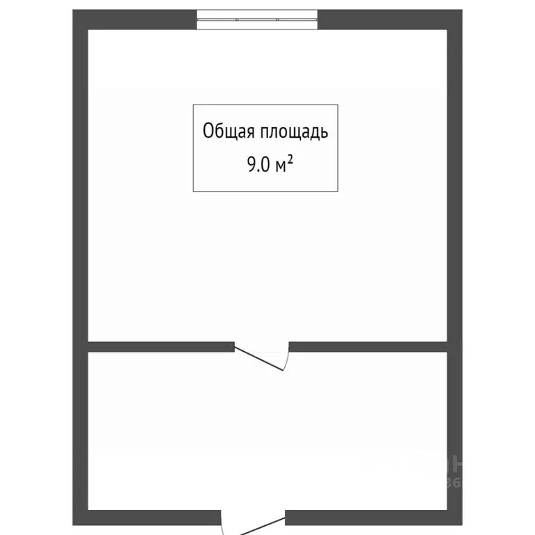 Комната Томская область, Томск Енисейская ул., 21 (9.2 м) - Фото 2
