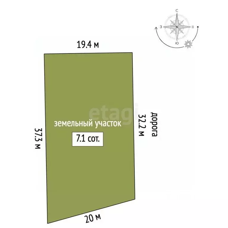 Участок в Ростовская область, Аксайский район, Щепкинское с/пос, пос. ... - Фото 2