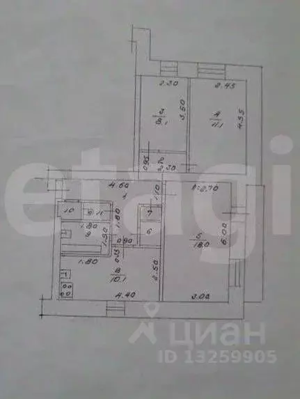 3-к кв. Липецкая область, Липецкий муниципальный округ, с. Подгорное ... - Фото 2