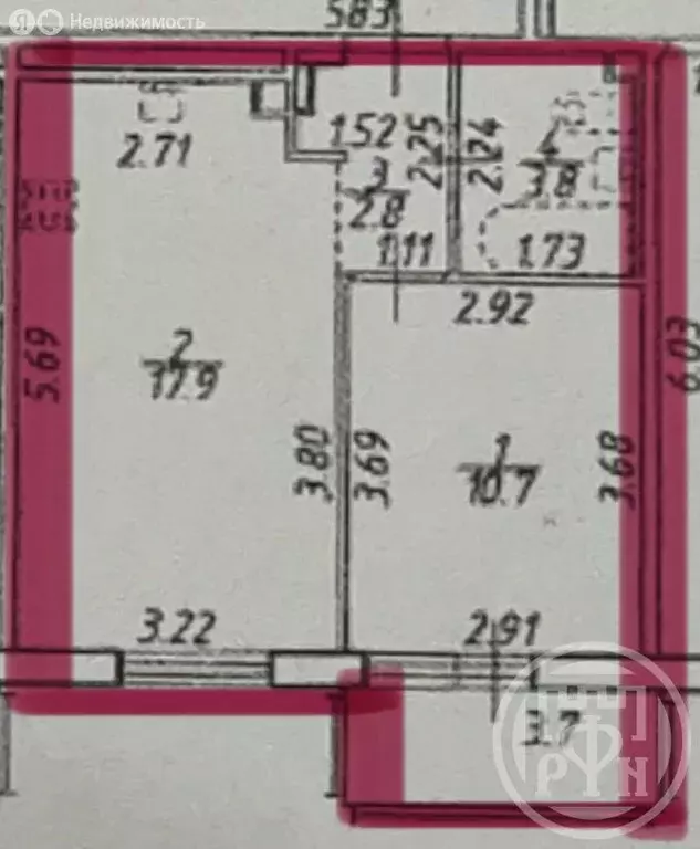 1-комнатная квартира: городской посёлок Новоселье, Большая Балтийская ... - Фото 1