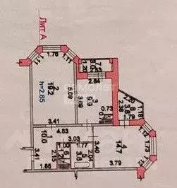 2-к кв. Липецкая область, Липецк ул. Лутова, 18 (58.0 м) - Фото 1