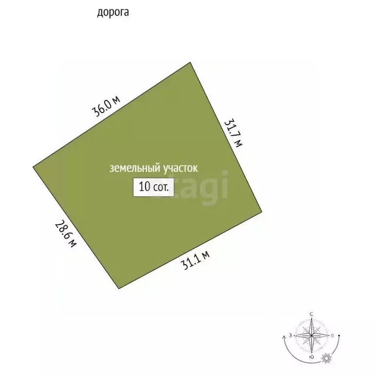 Участок в Севастополь с. Передовое, ул. Нагорная (5.0 сот.) - Фото 2