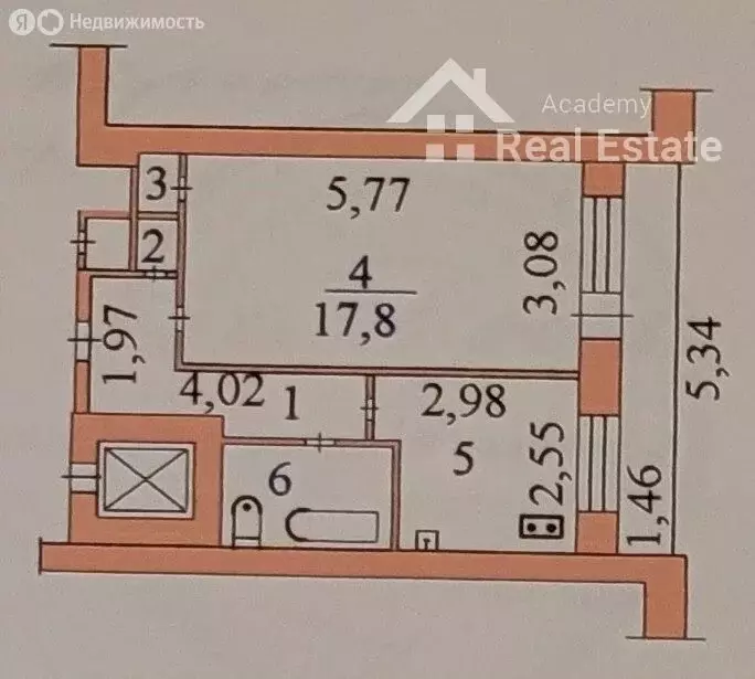 1-комнатная квартира: Иваново, улица Дунаева, 75 (34.1 м) - Фото 0