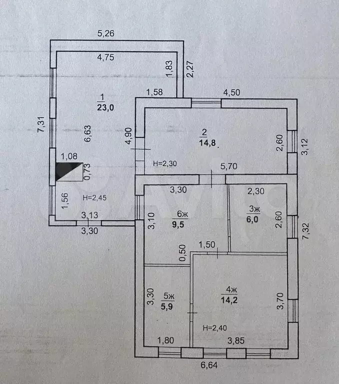 Дом 75 м на участке 5,6 сот. - Фото 0