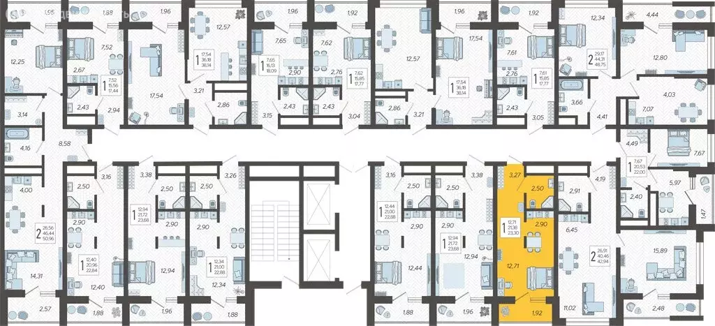 Квартира-студия: Сочи, микрорайон Бытха, Ясногорская улица, 16/2к4 ... - Фото 2