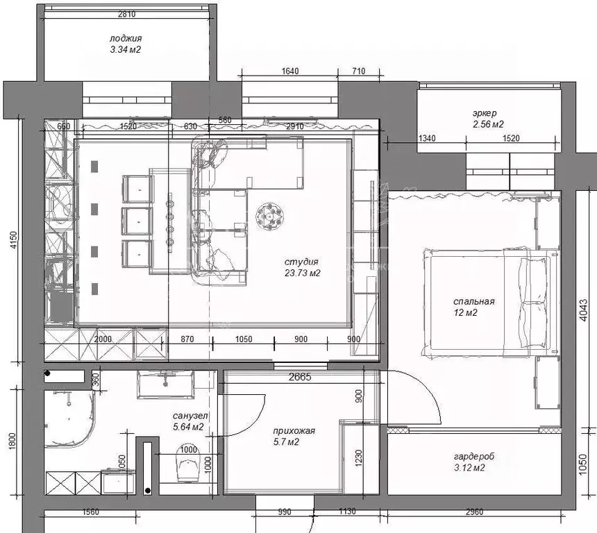 1-к кв. Санкт-Петербург ул. Красуцкого, 3М (51.0 м) - Фото 2