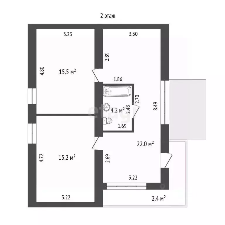 Дом в Крым, Джанкойский район, с. Победное ул. Ленина (111 м) - Фото 2