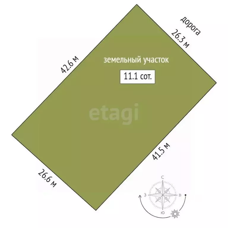 Участок в Вологодская область, Шекснинский муниципальный округ, д. ... - Фото 2