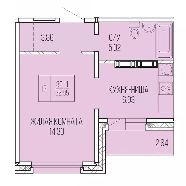 1-к кв. Архангельская область, Архангельск Карпогорская ул., 38 (32.95 ... - Фото 1