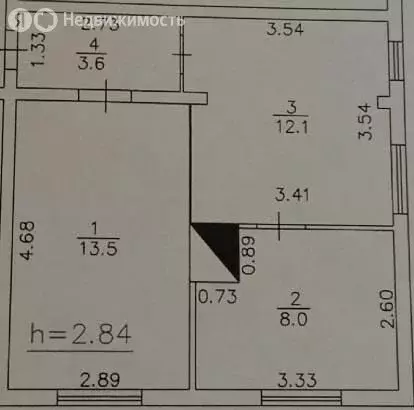 2-комнатная квартира: посёлок городского типа Мурыгино, Фестивальная ... - Фото 1