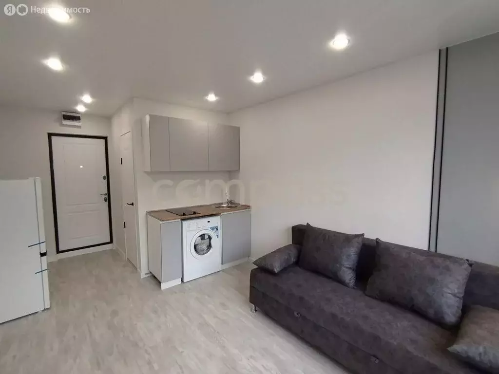 Квартира-студия: Тюмень, проезд Геологоразведчиков, 48 (16.5 м) - Фото 1