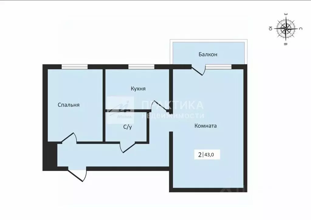 2-к кв. Московская область, Ивантеевка Пушкинский городской округ, ... - Фото 2