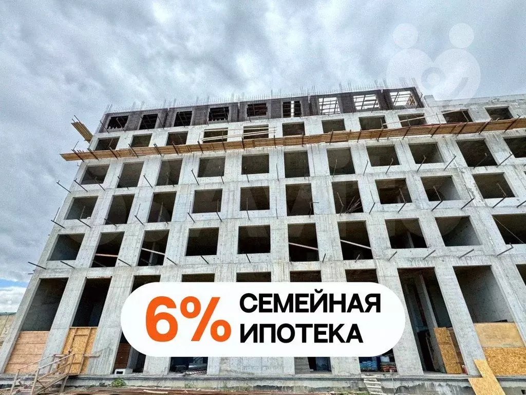 1-к. квартира, 45,3 м, 2/5 эт. - Фото 0