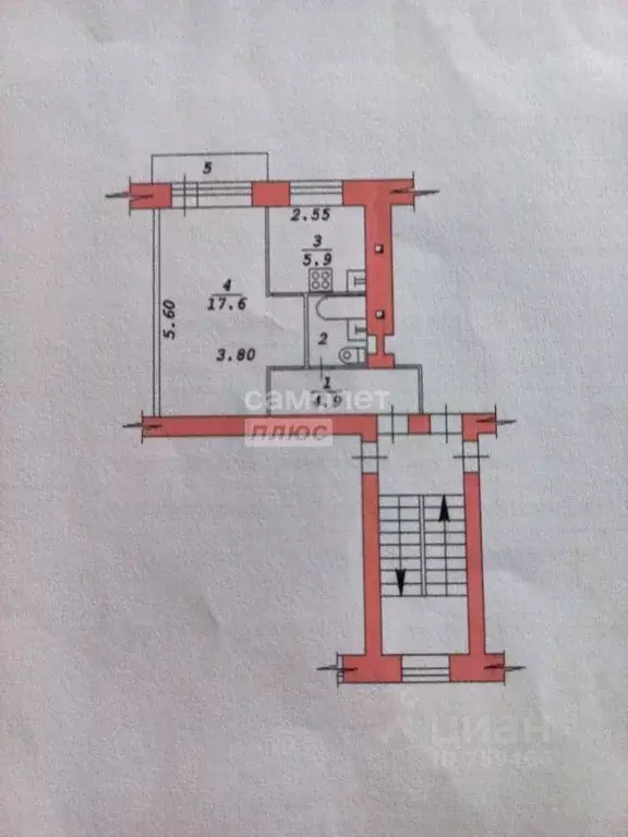 Квартира, 1 комната, 31.4 м - Фото 0