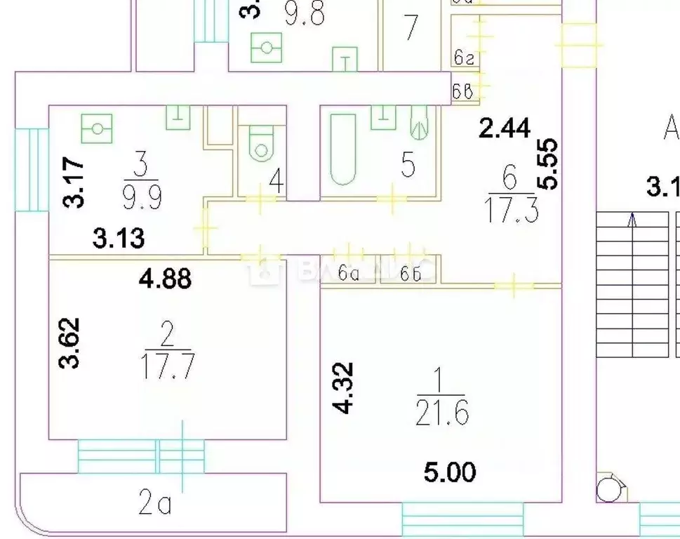 2-к кв. Москва ул. Удальцова, 22 (75.0 м) - Фото 1