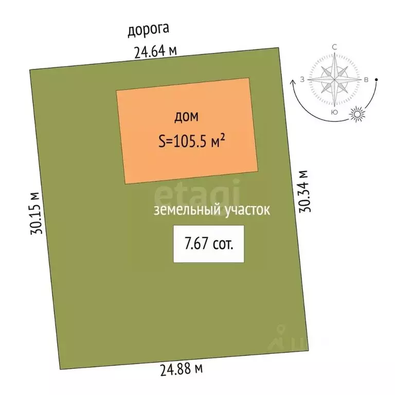 Дом в Тюменская область, Тюменский муниципальный округ, д. Елань  (124 ... - Фото 2