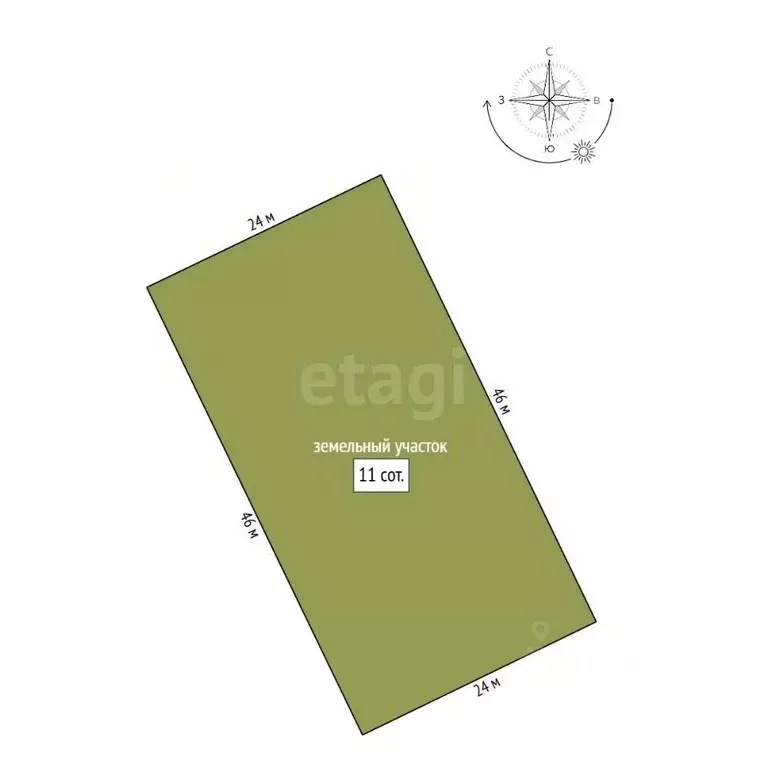 Участок в Амурская область, Благовещенск Игнатьевское ш., 7 (11.0 ... - Фото 2