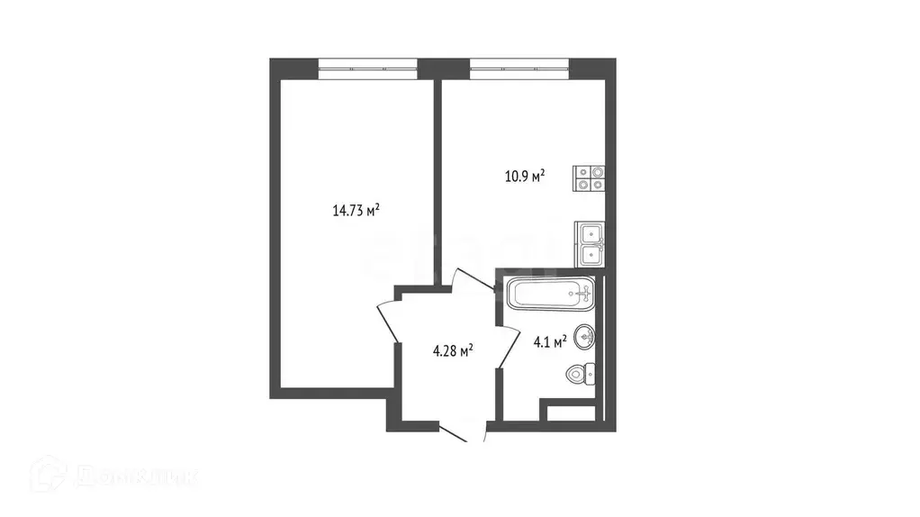 Продаётся 1-к квартира, 34.01 м - Фото 0