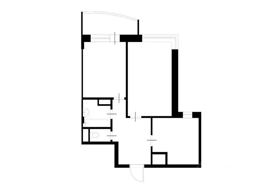 2-к кв. Московская область, Котельники проезд 2-й Покровский, 12 (54.3 ... - Фото 2
