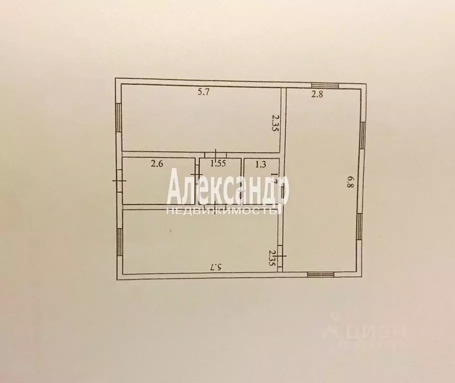 Коттедж в Ленинградская область, Волховский район, Вындиноостровское ... - Фото 2