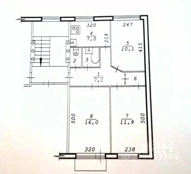 3-к кв. Новосибирская область, Новосибирский район, Станционный ... - Фото 2
