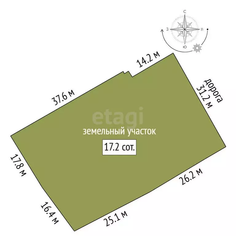 Участок в Заводоуковск, Кооперативная улица (7 м) - Фото 1