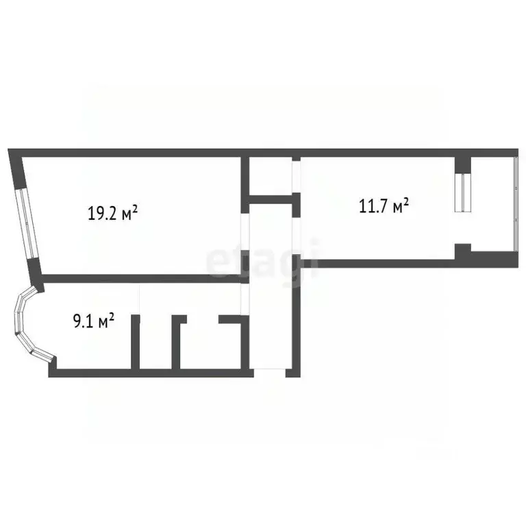 2-к кв. Воронежская область, Воронеж Ростовская ул., 58/12 (55.6 м) - Фото 2