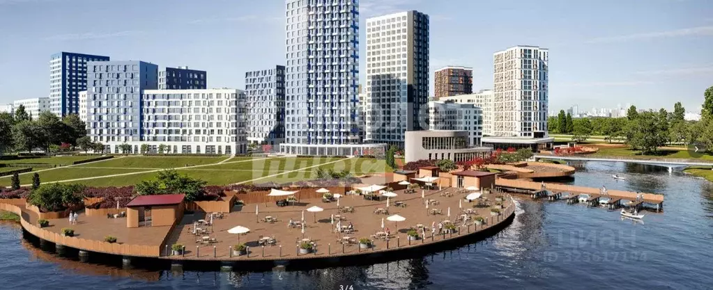 Помещение свободного назначения в Москва Дзен-кварталы жилой комплекс ... - Фото 2