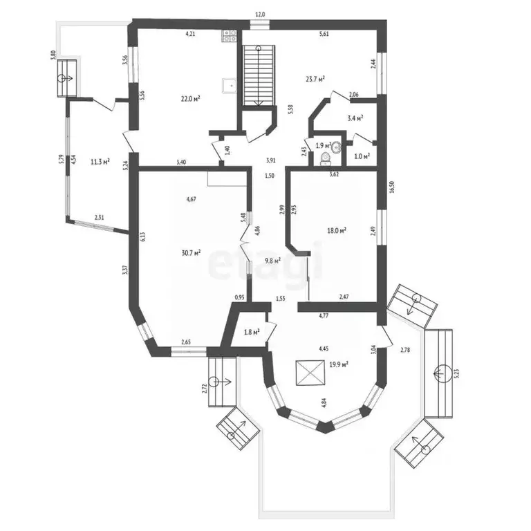 Дом в Амурская область, Благовещенск ул. Лазо, 11/3 (435 м) - Фото 2