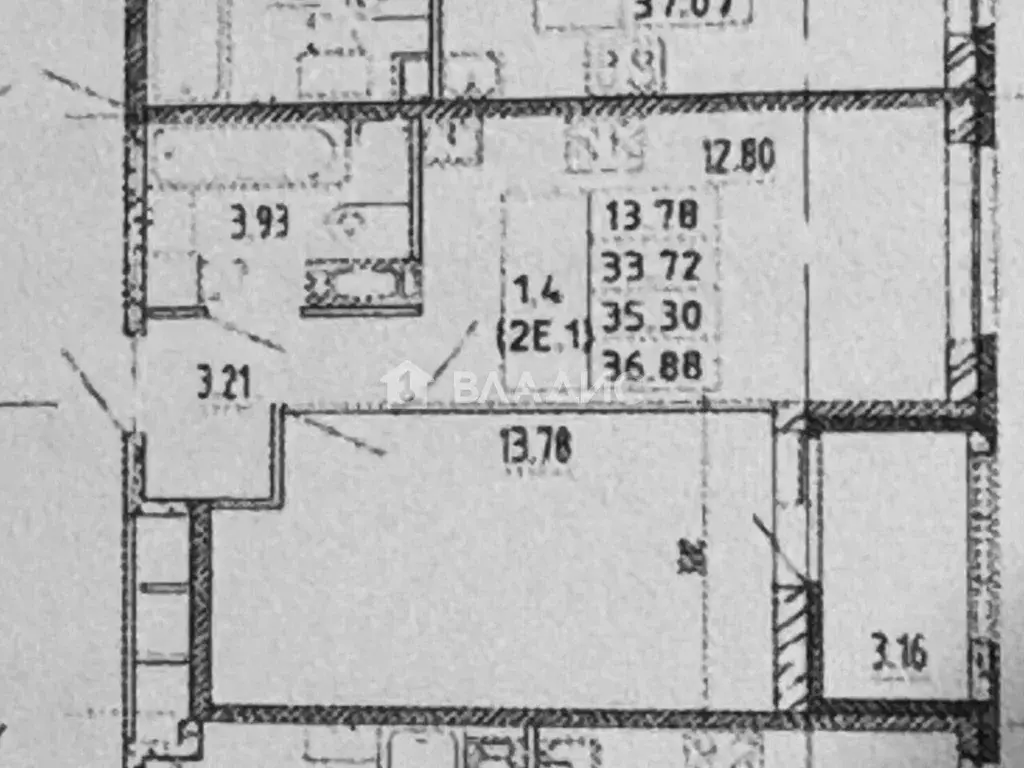 1-к кв. Санкт-Петербург аллея Арцеуловская, 9 (36.9 м) - Фото 2