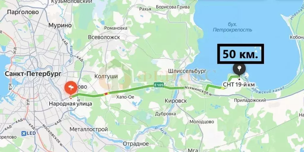 Участок в Ленинградская область, Кировский район, Синявинское ... - Фото 2