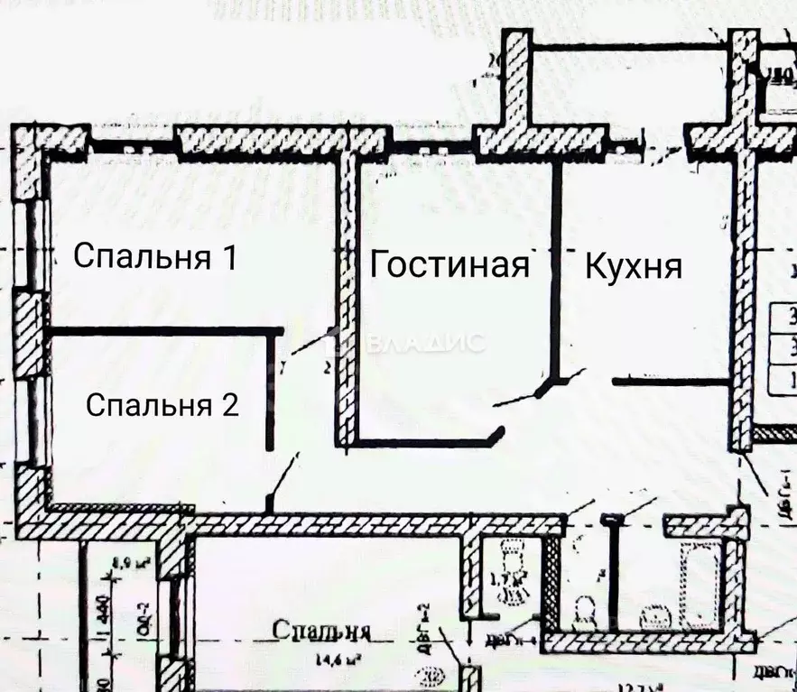 3-к кв. Тамбовская область, Тамбов Мичуринская ул., 142к2 (83.0 м) - Фото 1