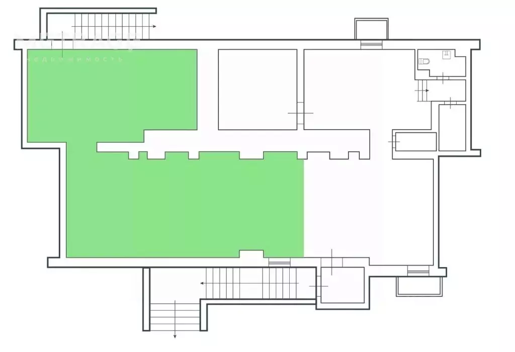 Помещение свободного назначения в Новосибирская область, Новосибирск ... - Фото 1