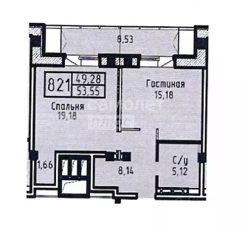 2-к кв. Омская область, Омск ул. Маршала Жукова, 156 (61.2 м) - Фото 2