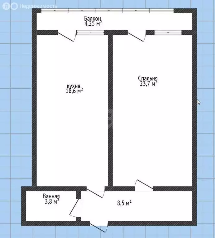 1-комнатная квартира: Махачкала, Мекегинская улица, 40 (60 м) - Фото 1