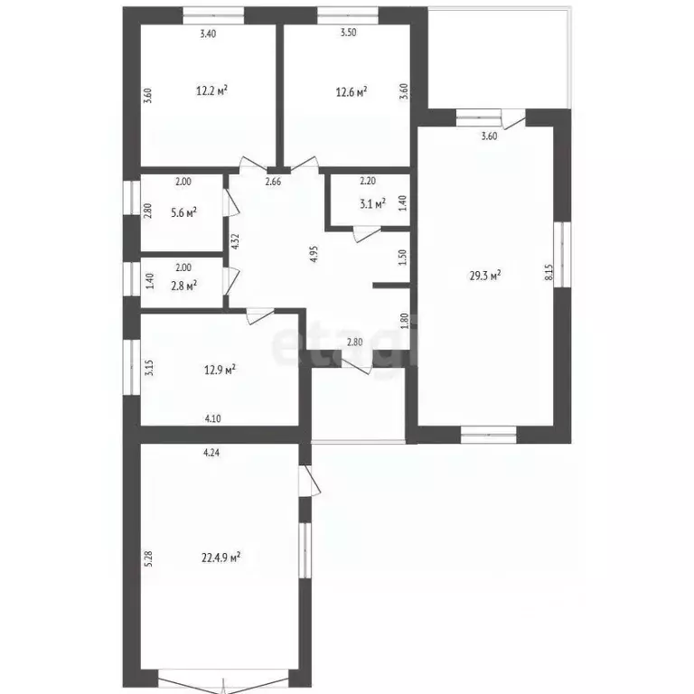 Дом в Тюменская область, Тюменский район, Онегин кп ул. Солнечная (128 ... - Фото 2