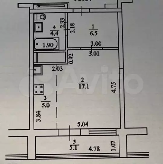 Квартира-студия, 35 м, 17/26 эт. - Фото 0