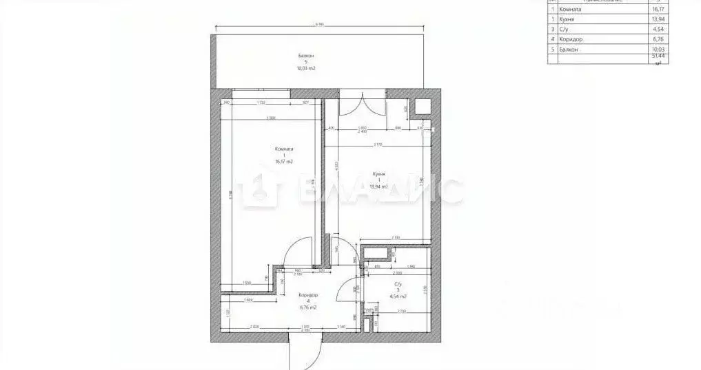1-к кв. Калининградская область, Калининград ул. 3-я Большая Окружная, ... - Фото 2