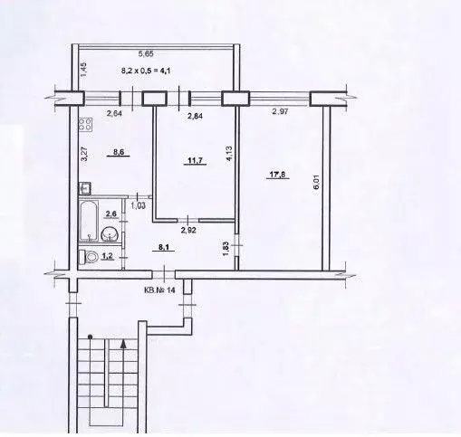 2-к кв. Ханты-Мансийский АО, Югорск ул. Свердлова, 10 (54.1 м) - Фото 1