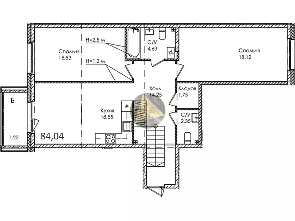 2-к кв. Санкт-Петербург, Санкт-Петербург, Сестрорецк Авиационная ул., ... - Фото 2
