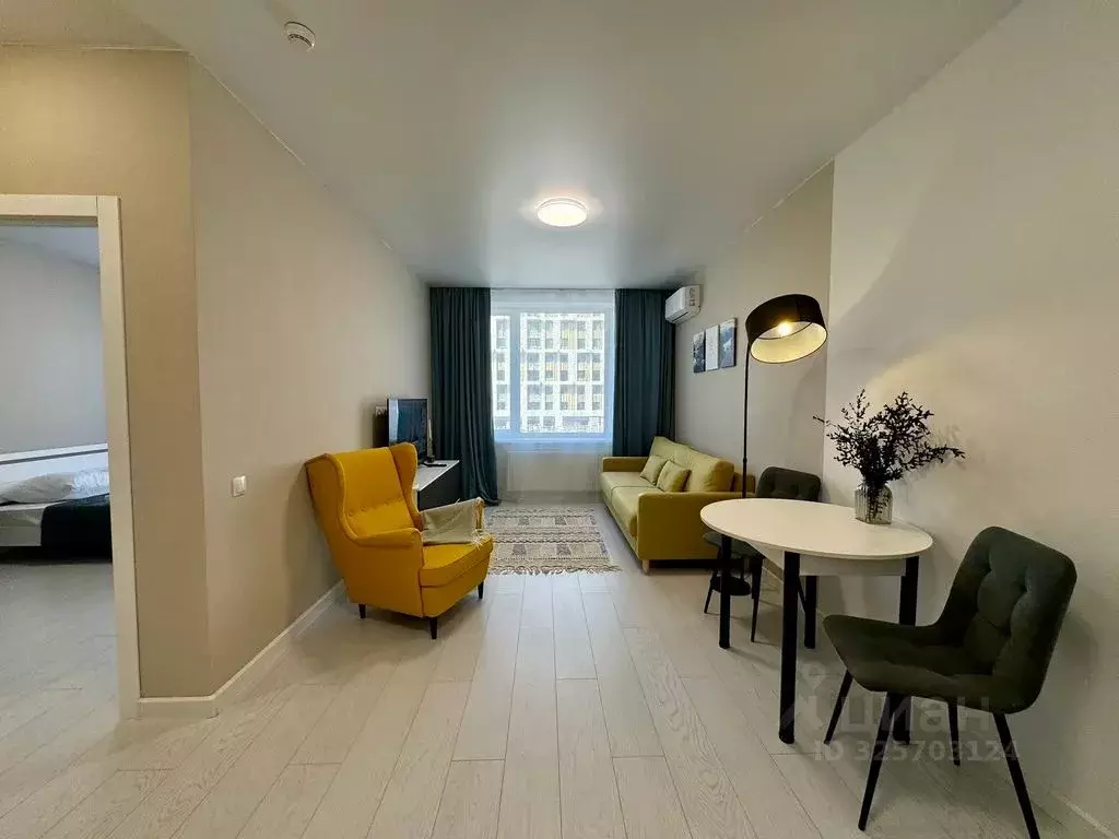 1-к кв. Тюменская область, Тюмень ул. Новоселов, 105 (45.0 м) - Фото 2