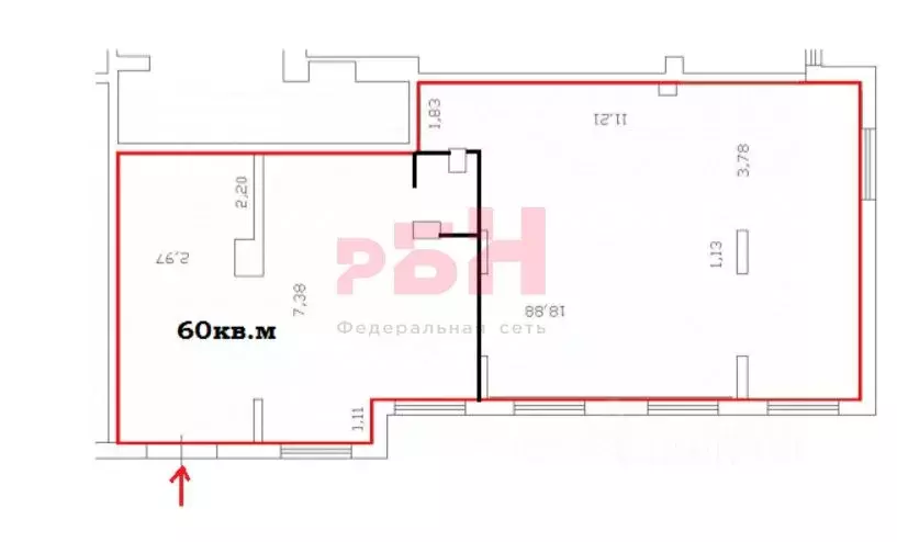 Торговая площадь в Тюменская область, Тюмень ул. Вице-адмирала ... - Фото 2