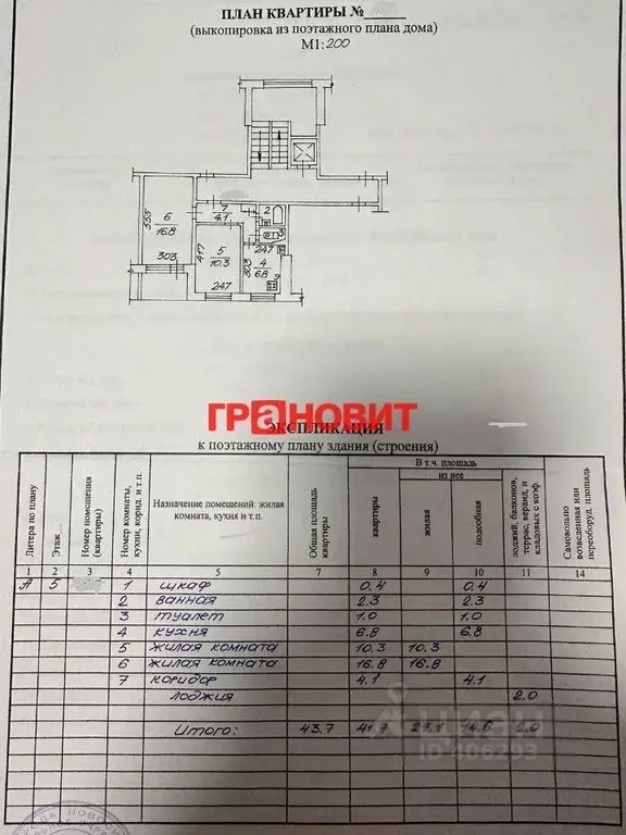 2-к кв. Новосибирская область, Новосибирск ул. Кропоткина, 267 (43.7 ... - Фото 1