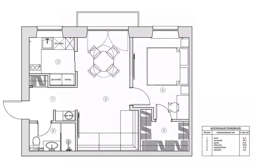 2-к кв. Москва ул. Винокурова, 11К2 (44.0 м) - Фото 1