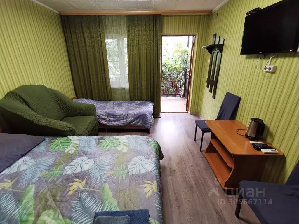 Комната Краснодарский край, Сочи ул. Ленина, 124А - Фото 1