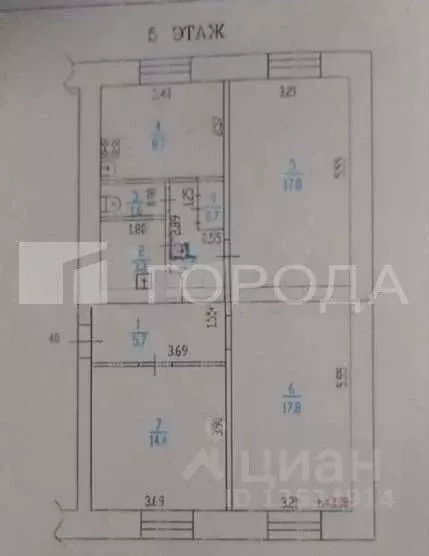 3-к кв. Алтайский край, Барнаул ул. 40 лет Октября, 35 (73.0 м) - Фото 1