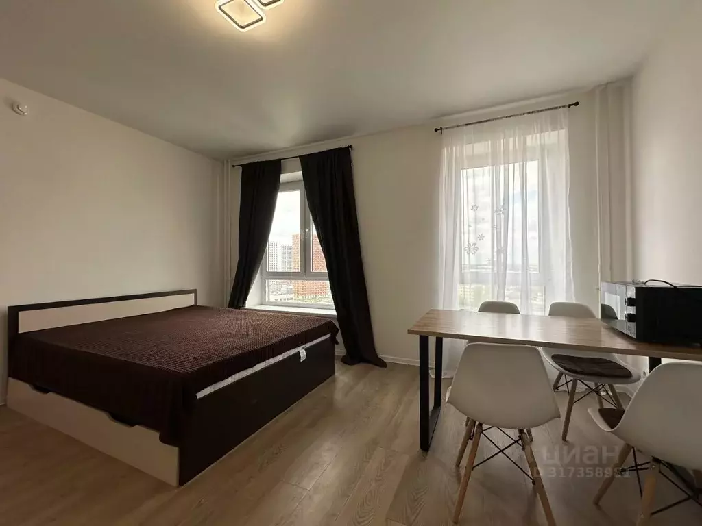 Студия Московская область, Одинцово ул. Каштановая, 16 (27.0 м) - Фото 0