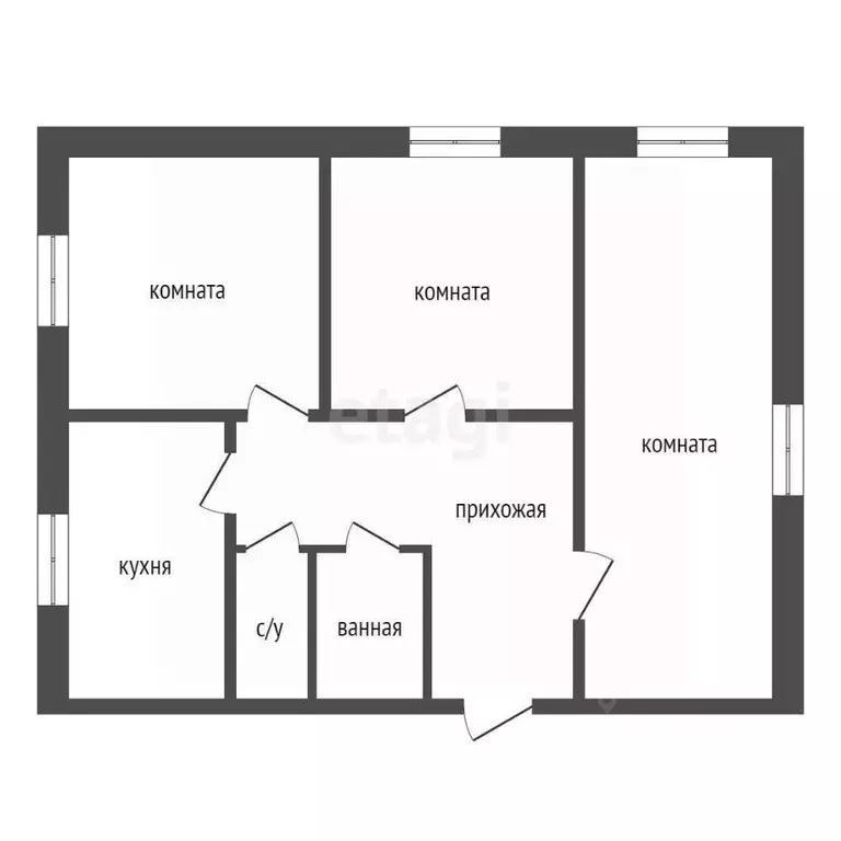 Комната Красноярский край, Сосновоборский муниципальный округ, д. ... - Фото 2