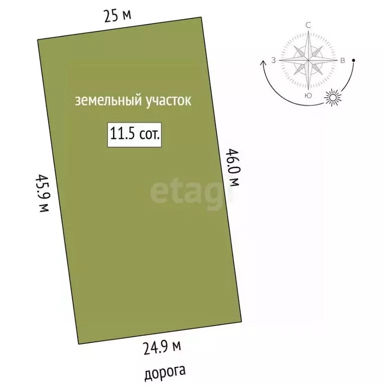 Участок в Тюменская область, Тюменский муниципальный округ, д. ... - Фото 2